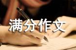 满分作文及点评
