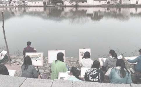 大学风景写生周记作文